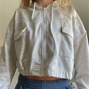 Shein, White, Crop jacket